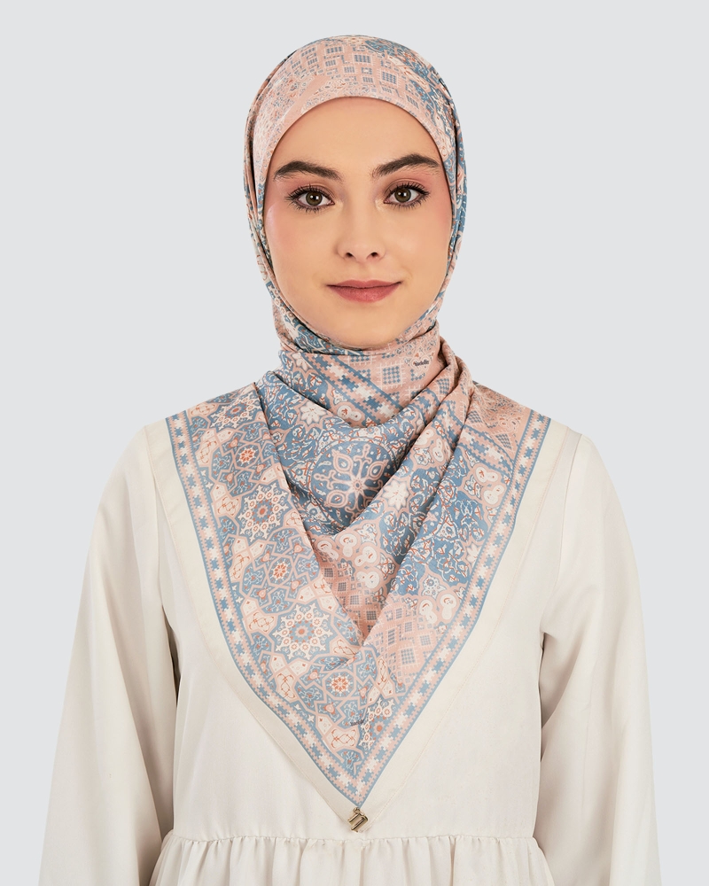Image of QUBA COTTON VOILE SQUARE - NOUR