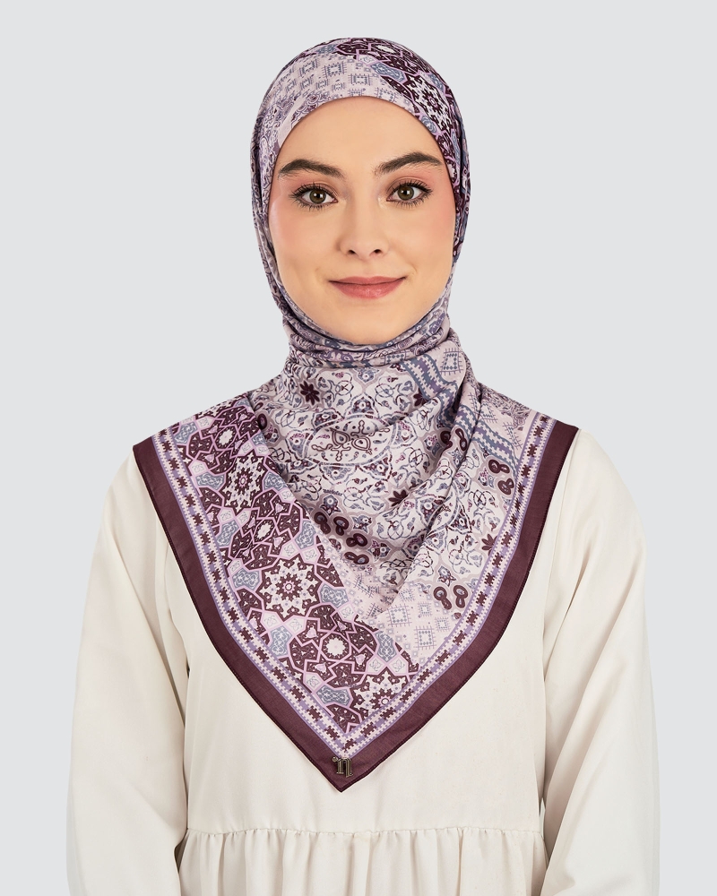 Image of QUBA COTTON VOILE SQUARE - SYAWAL