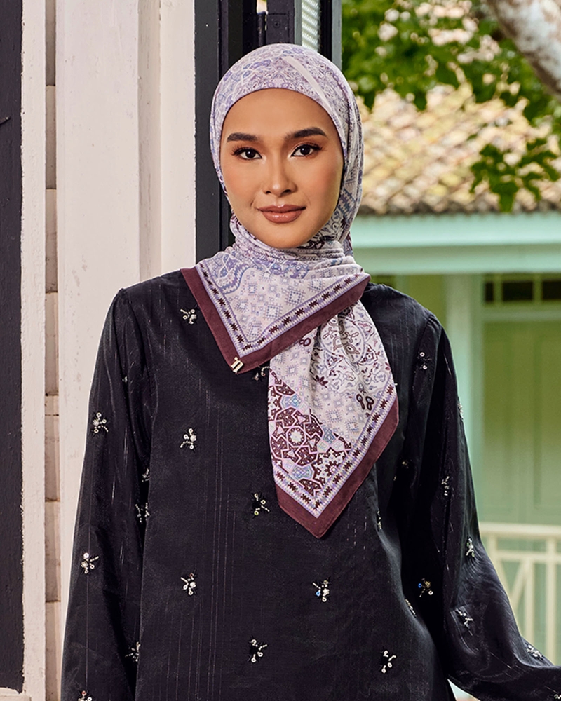 QUBA COTTON VOILE SQUARE - SYAWAL