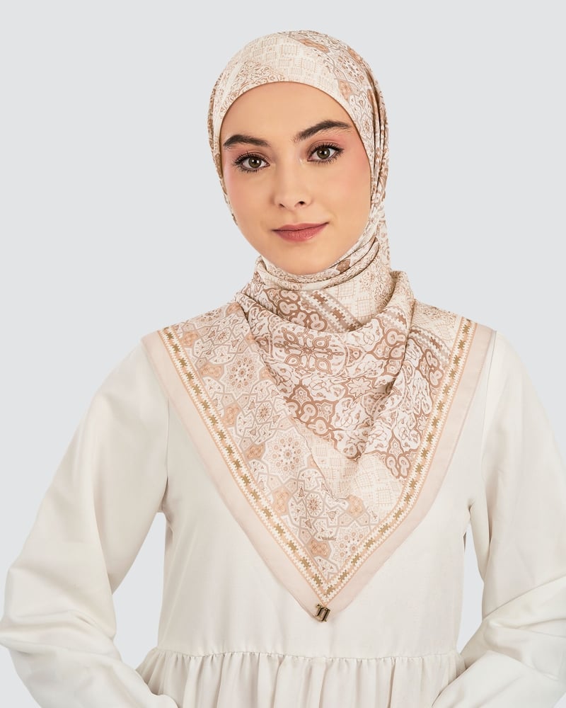 QUBA COTTON VOILE SQUARE - ZAHRAH
