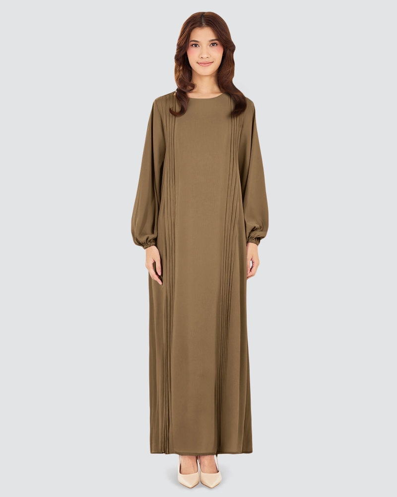 Image of RAISA ABAYA  - BROWN SUGAR