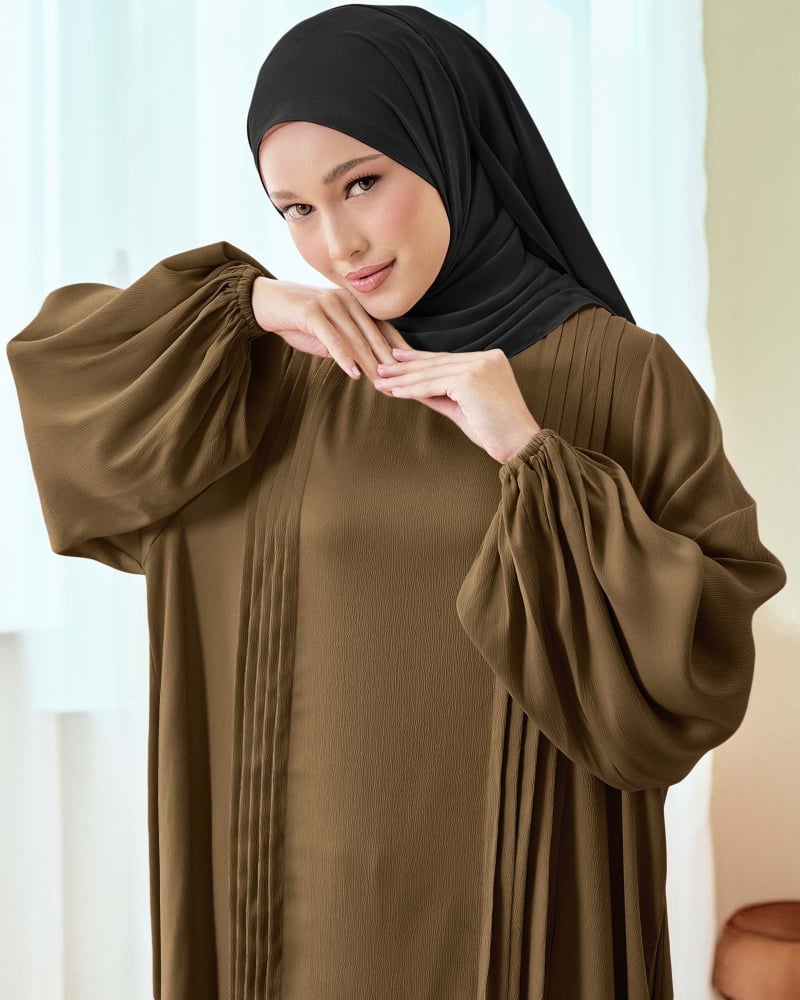 Image of RAISA ABAYA  - BROWN SUGAR