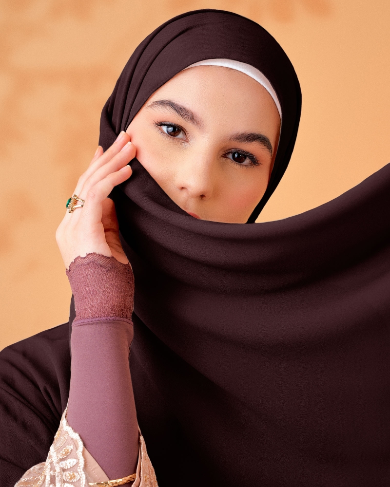 Image of RAYA CHIFFON SHAWL - MAJESTY