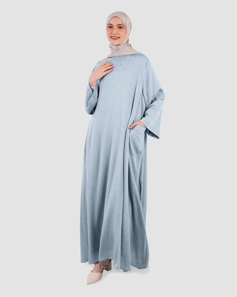 Image of SABREEN KAFTAN DRESS - BABY BLUE