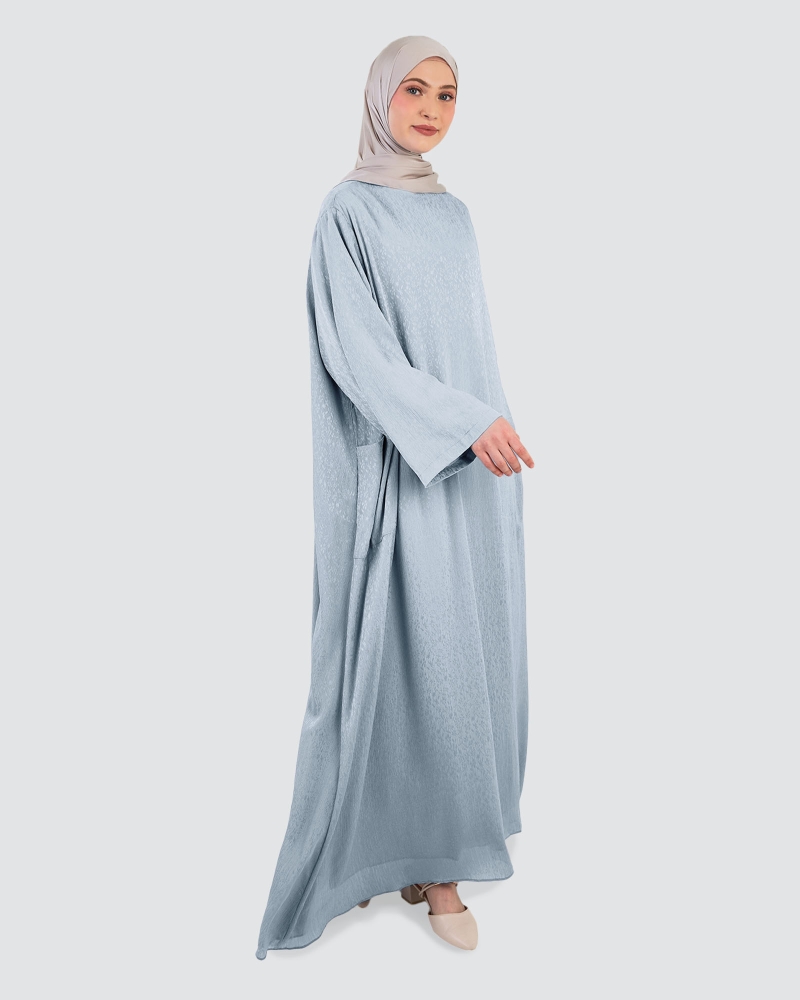 Image of SABREEN KAFTAN DRESS - BABY BLUE