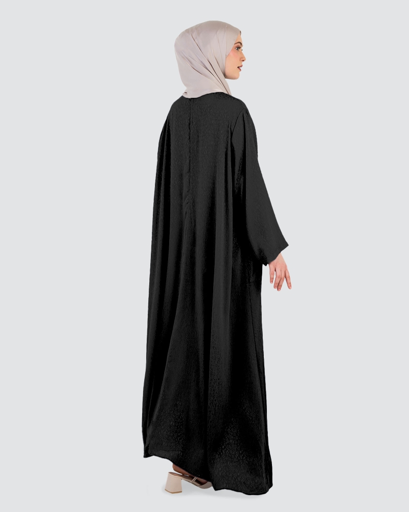 Image of SABREEN KAFTAN DRESS - BLACK