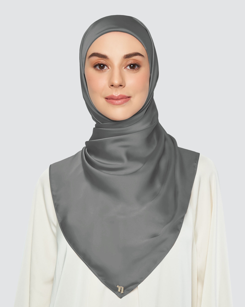 Image of SATIN SQUARE - SHARKSKIN