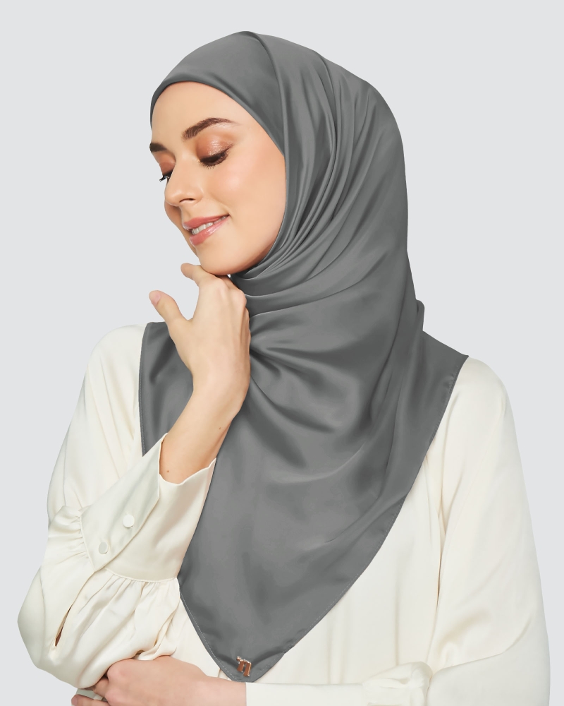 Image of SATIN SQUARE - SHARKSKIN