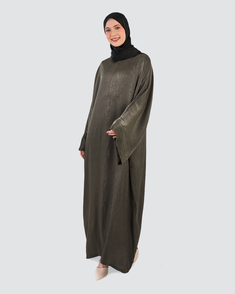 Image of SOLENE KAFTAN DRESS - BLACK