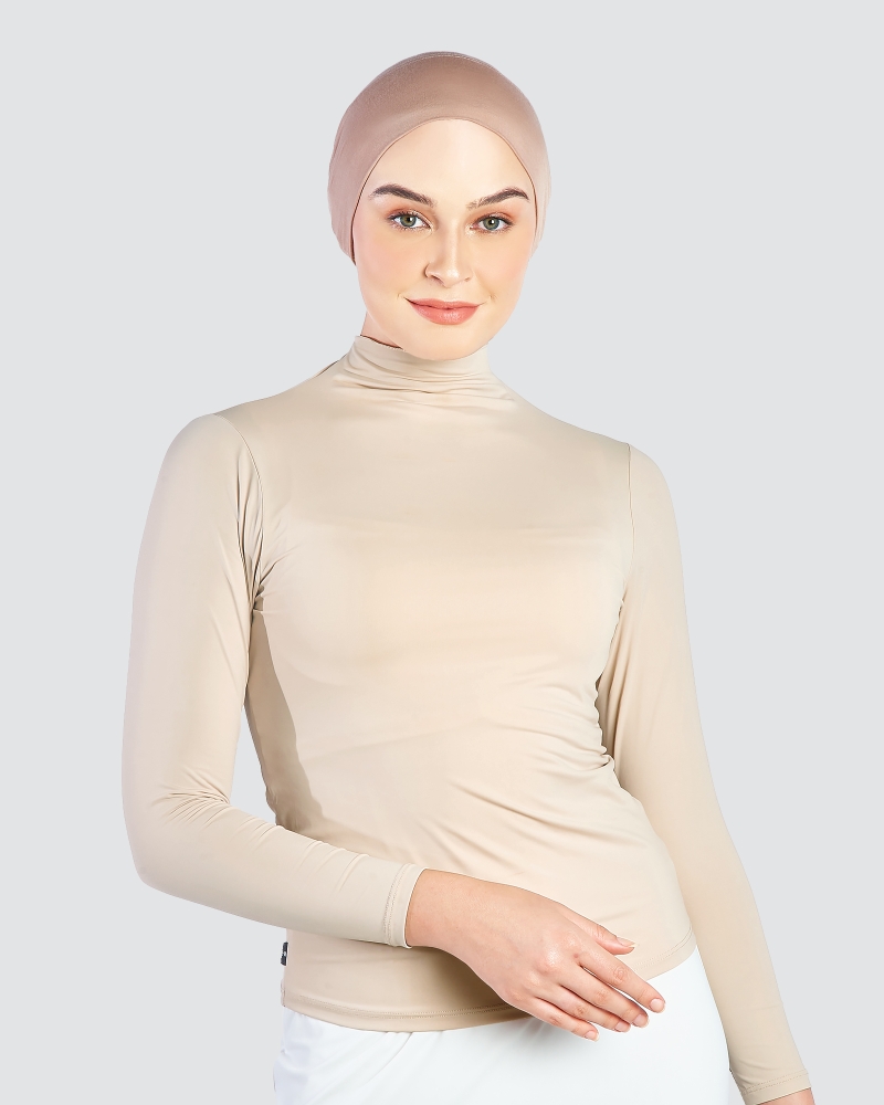 Image of NWEAR LONG SLEEVE TOP - NUDE