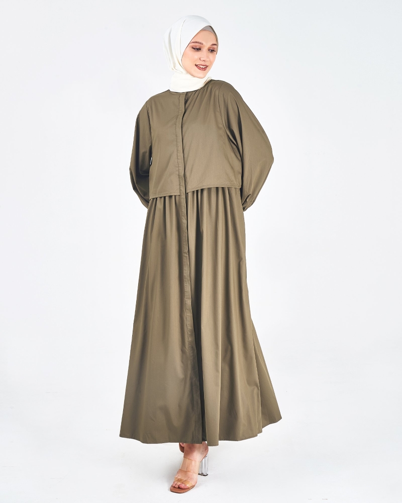 Image of TALIA EVERYDAY DRESS - TAUPE