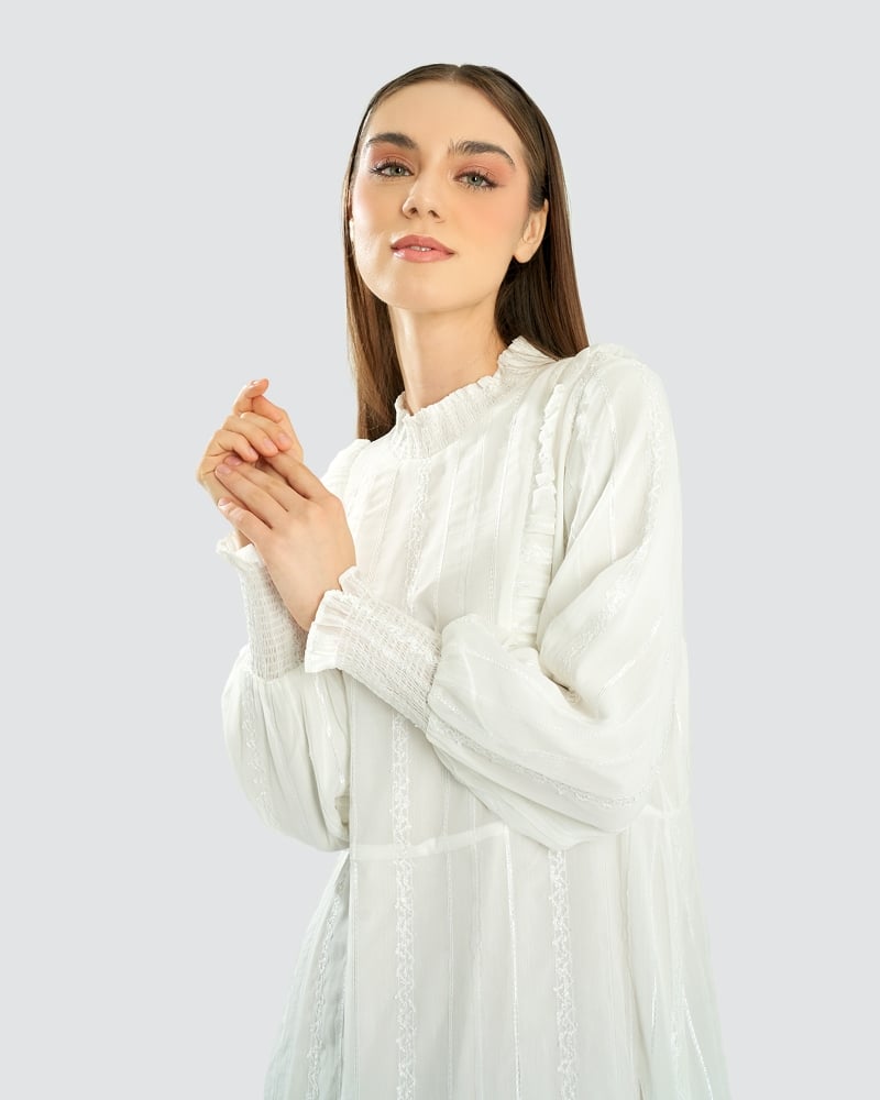 THE BUNGA SERIES: LACE DRESS - WHITE