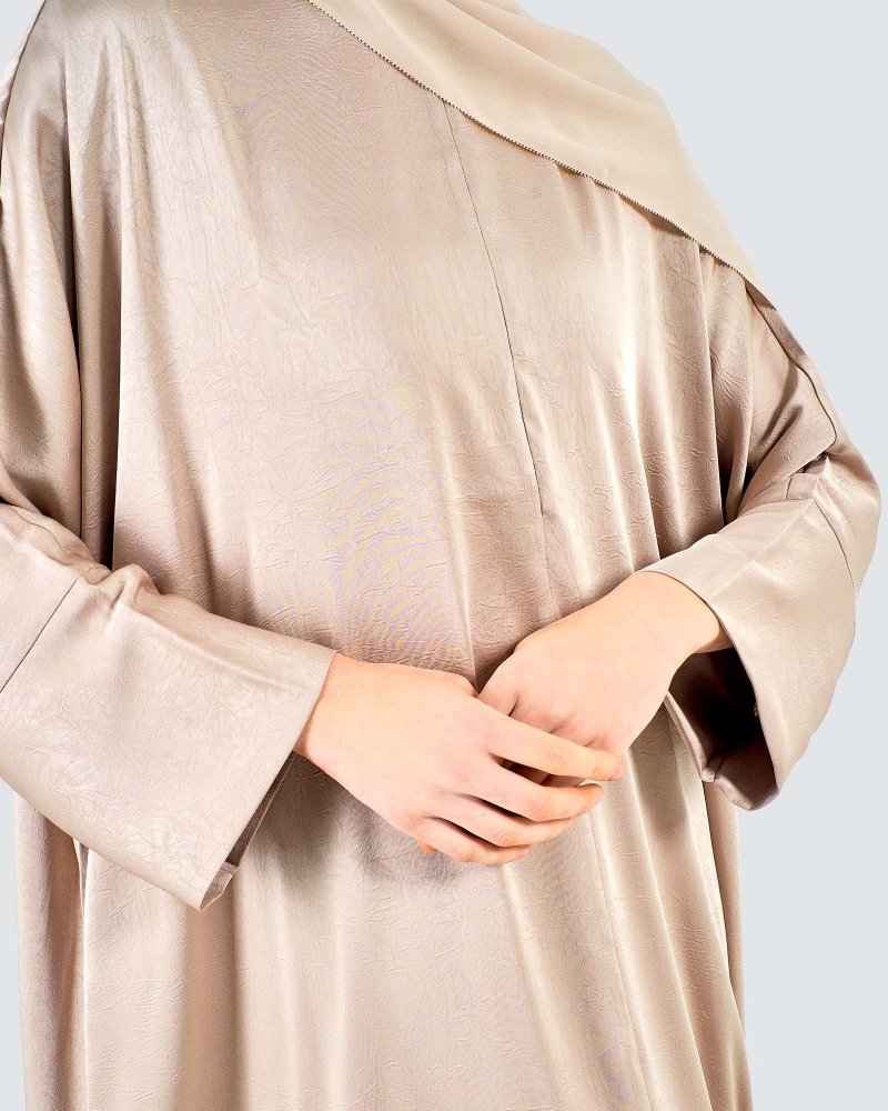 Image of X-PRESS OVERSIZED DRESS - HAZELNUT