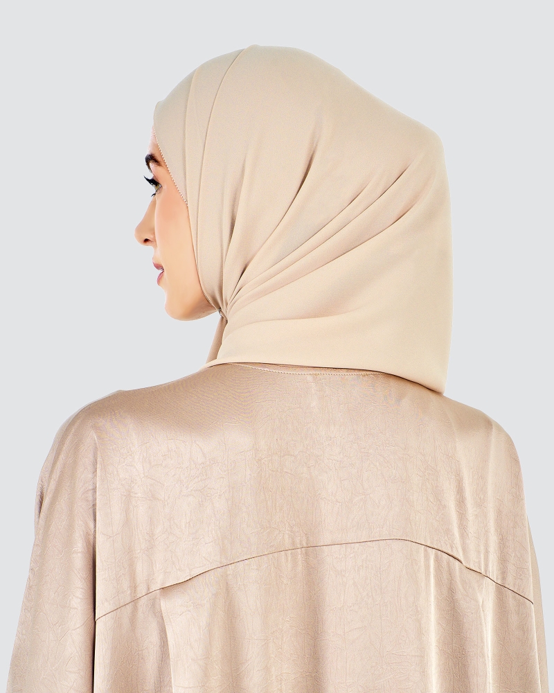 Image of X-PRESS OVERSIZED DRESS - HAZELNUT