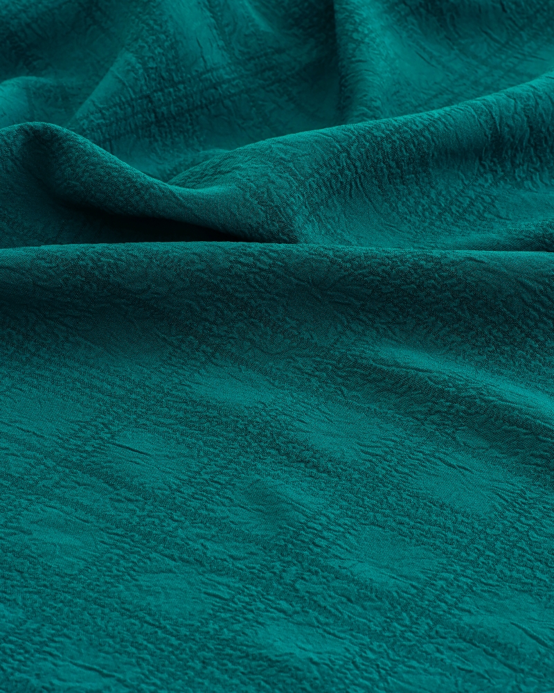 Image of X-PRESS TEXTURED CHIFFON SQUARE - DARK TEAL