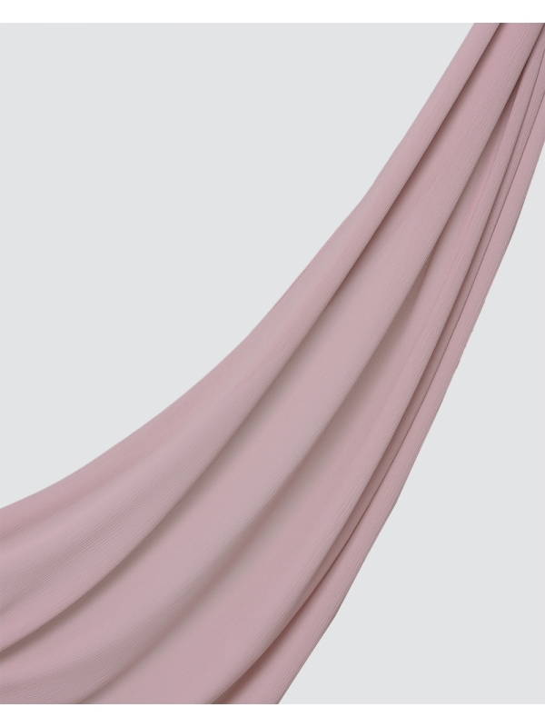 LINIA LINE CHIFFON SHAWL - VERY LIGHT MAUVE-PURPLE