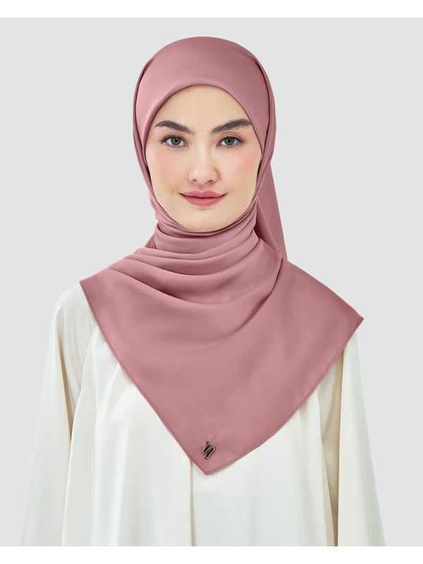 AMAYA SATIN SQUARE - NOSTALGIA ROSE