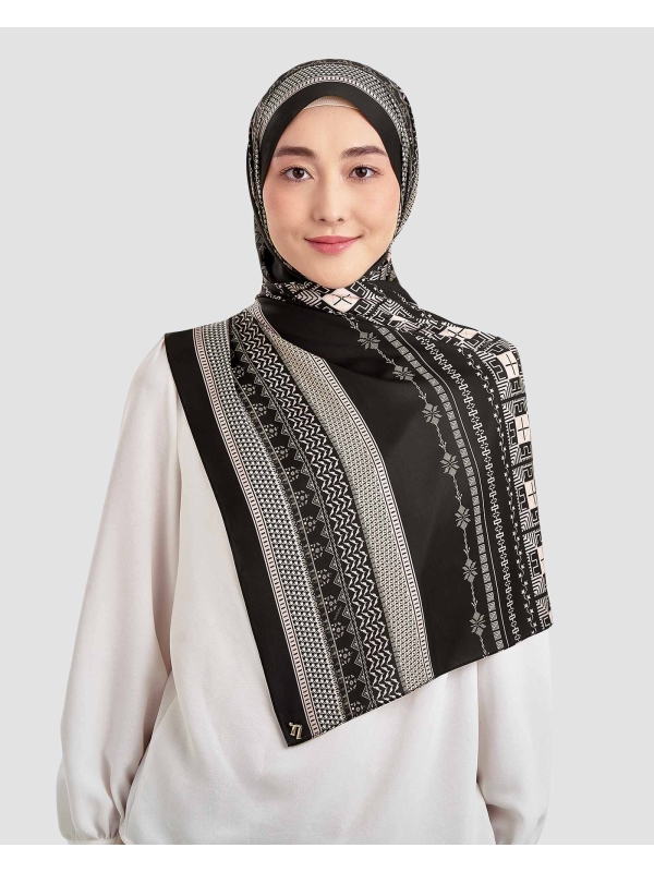 ANKA MATTE SATIN SHAWL - SAHARA NIGHT
