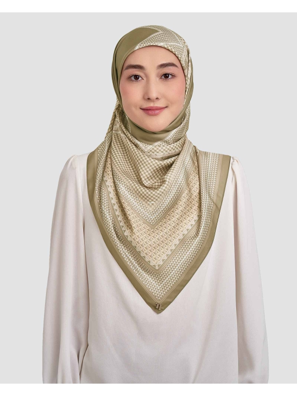 ANKA MATTE SATIN SQUARE - CYPRESS