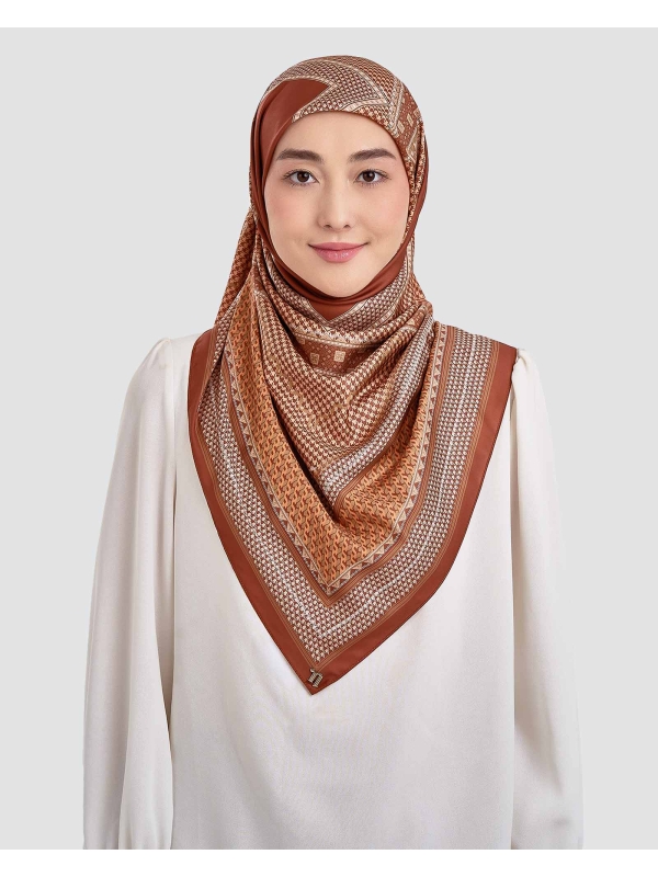 ANKA MATTE SATIN SQUARE - MOORISH BRONZE