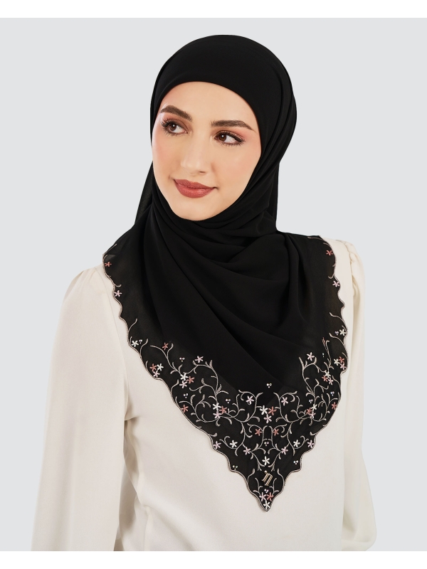 CENDANA SULAM CRYSTAL SQUARE - BLACK