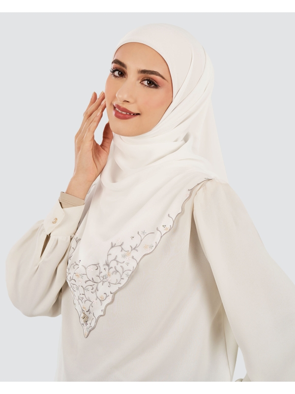 CENDANA SULAM CRYSTAL SQUARE - WHITE
