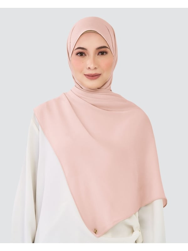 CHIFFON SHAWL - CHALK PINK