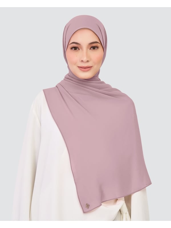 CHIFFON SHAWL - DEAUVILLE MAUVE