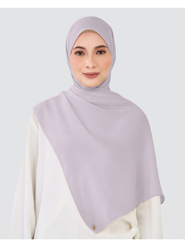 CHIFFON SHAWL - LILAC MARBLE