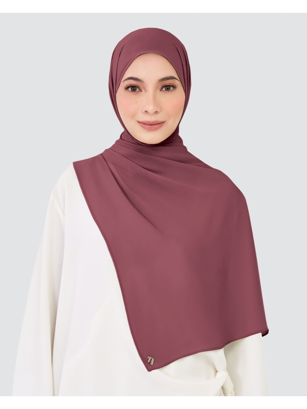 CHIFFON SHAWL - MAROON