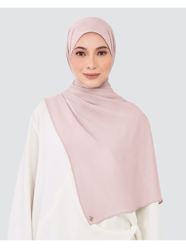 CHIFFON SHAWL - PEACH QUARTZ