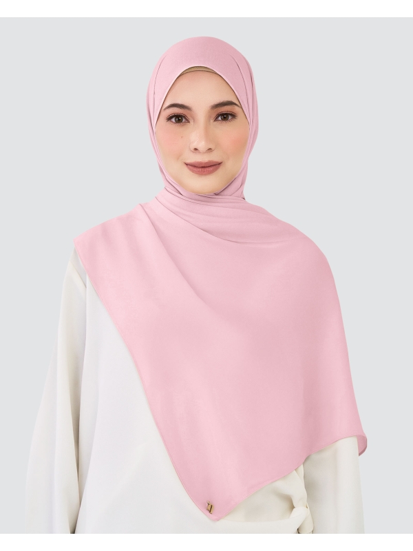 CHIFFON SHAWL - PINK LAVENDER