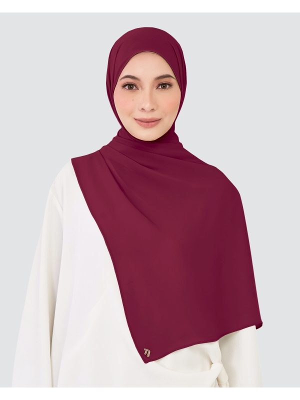 CHIFFON SHAWL - RHODODENDRON