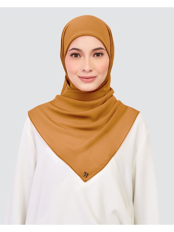 CHIFFON SQUARE - BROWN SUGAR