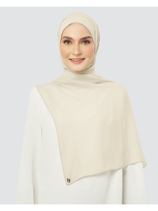 CLOUD CHIFFON SHAWL - GRANOLA