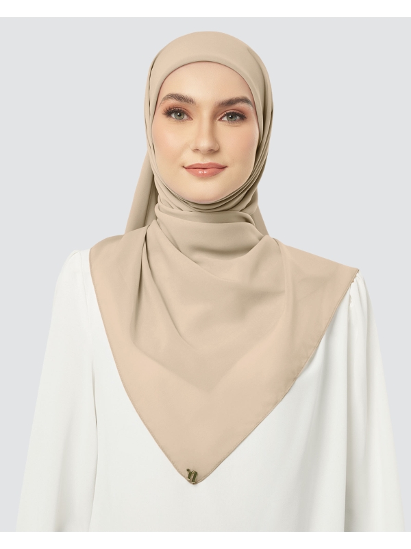 CLOUD CHIFFON SQUARE - AFFOGATO