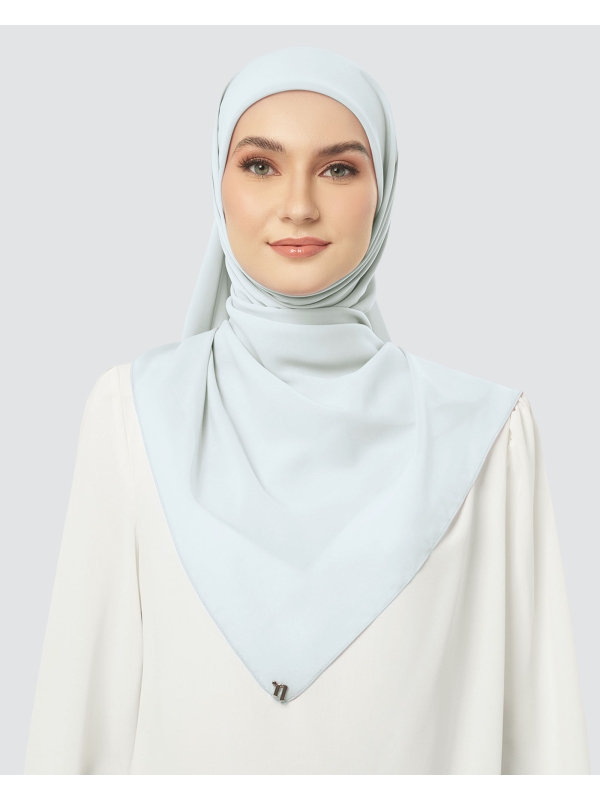 CLOUD CHIFFON SQUARE - GLACIER