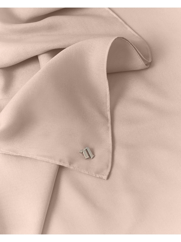 COTTON VOILE SQUARE - BRIDAL BLUSH