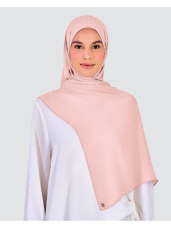GAIA CHIFFON SHAWL - BLUSH
