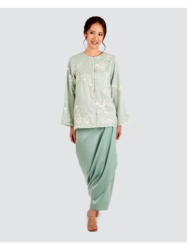 KASEH KURUNG SET - MINT GREEN
