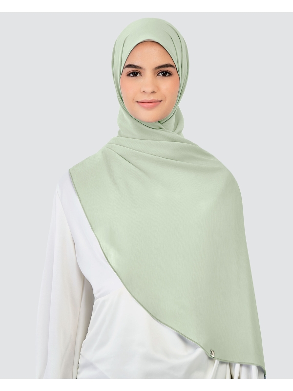 LINIA LINE CHIFFON SHAWL - SEA SALT