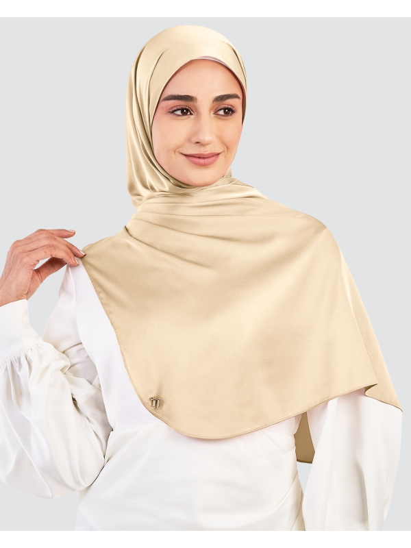 LUNA SATIN SHAWL - CANNOLI