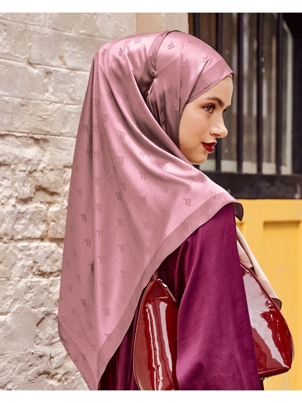 MODA WOVEN SHAWL - ROSE TEA