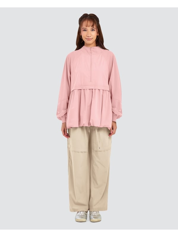 nPOWER BALLOON PARKA - BLUSH