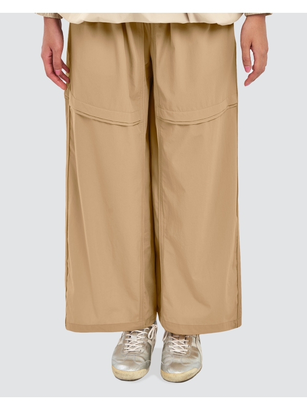 nPOWER DRAWSTRING PANTS - ALMOND