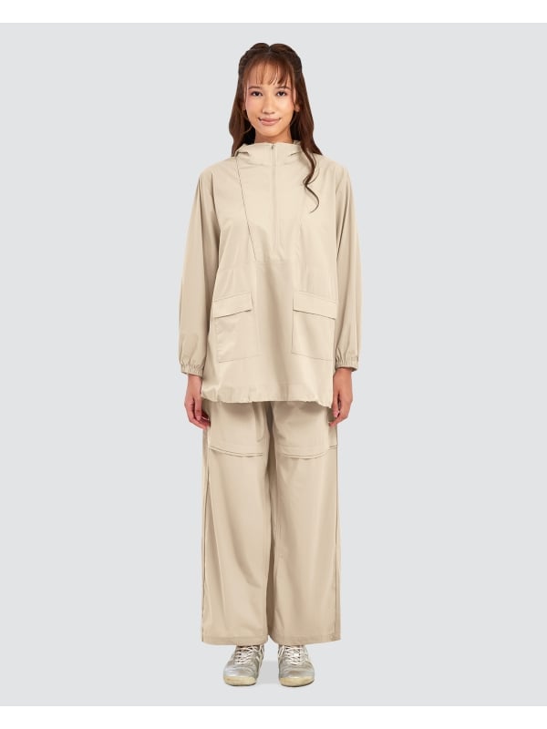 nPOWER DRAWSTRING PARKA - BUTTERCREAM