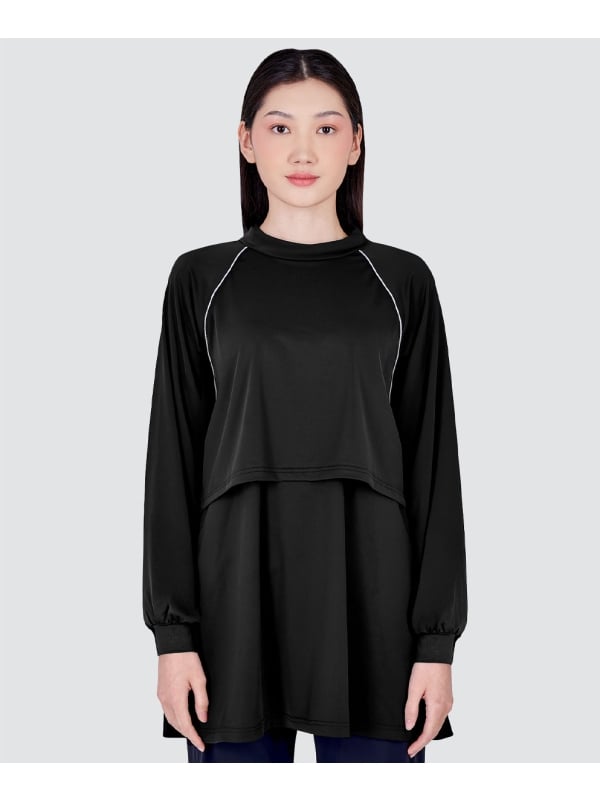 nPOWER MODEST SWIM TOP - METEORITE