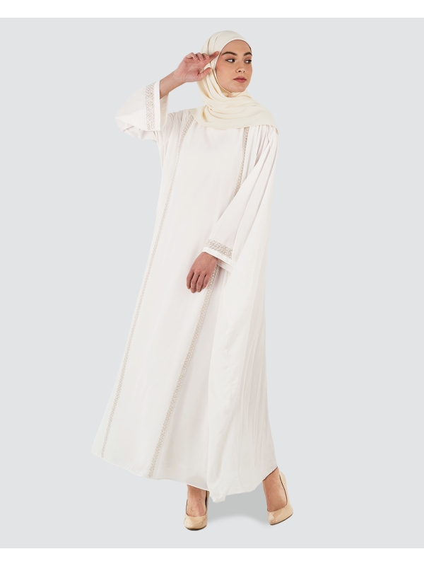 NYLA ABAYA - WHITE