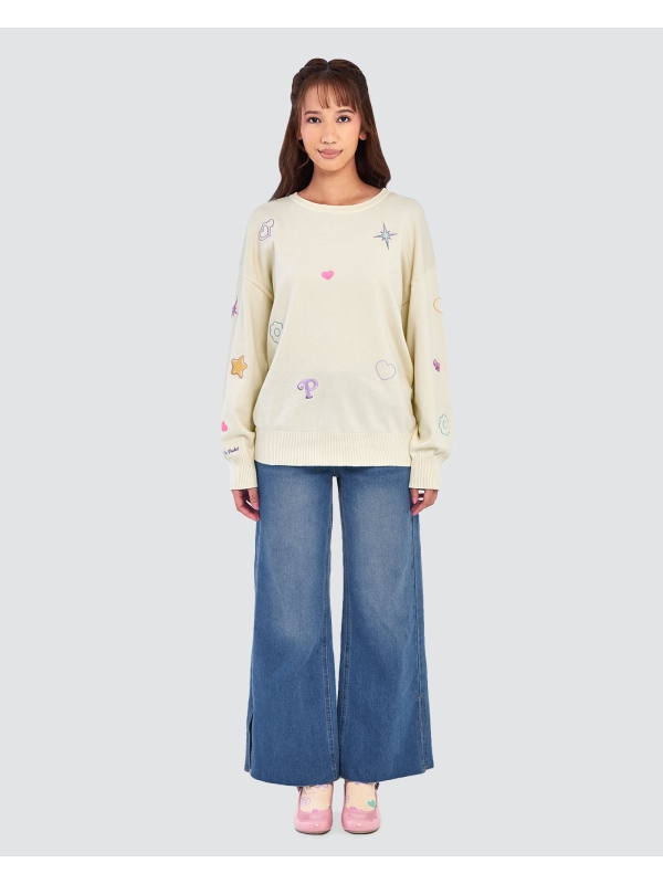 POLLY POCKET X NAELOFAR ICONIC JUMPER - CONFETTI CRUSH