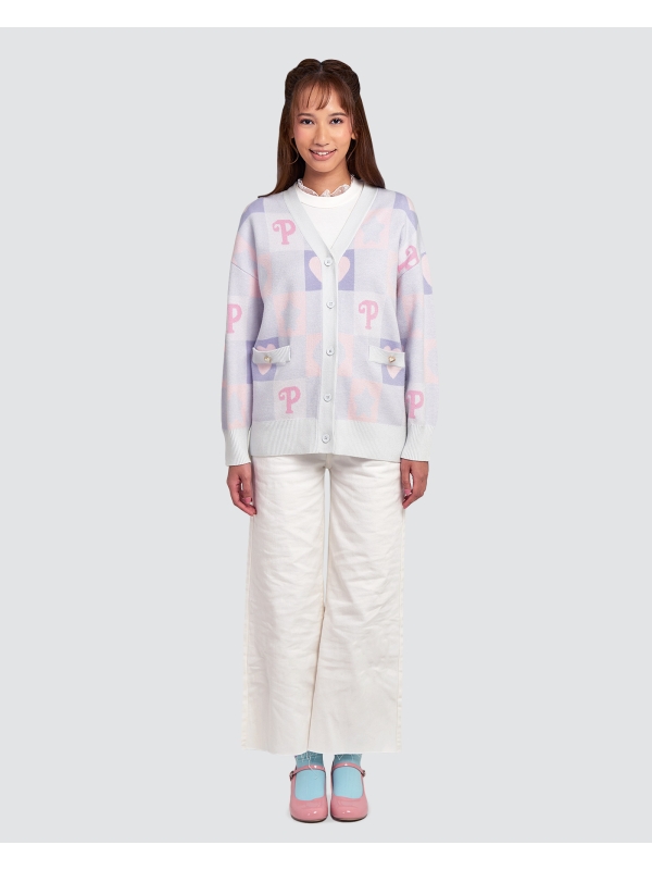 POLLY POCKET X NAELOFAR POP KNIT CARDIGAN - TWINKLE BLUE